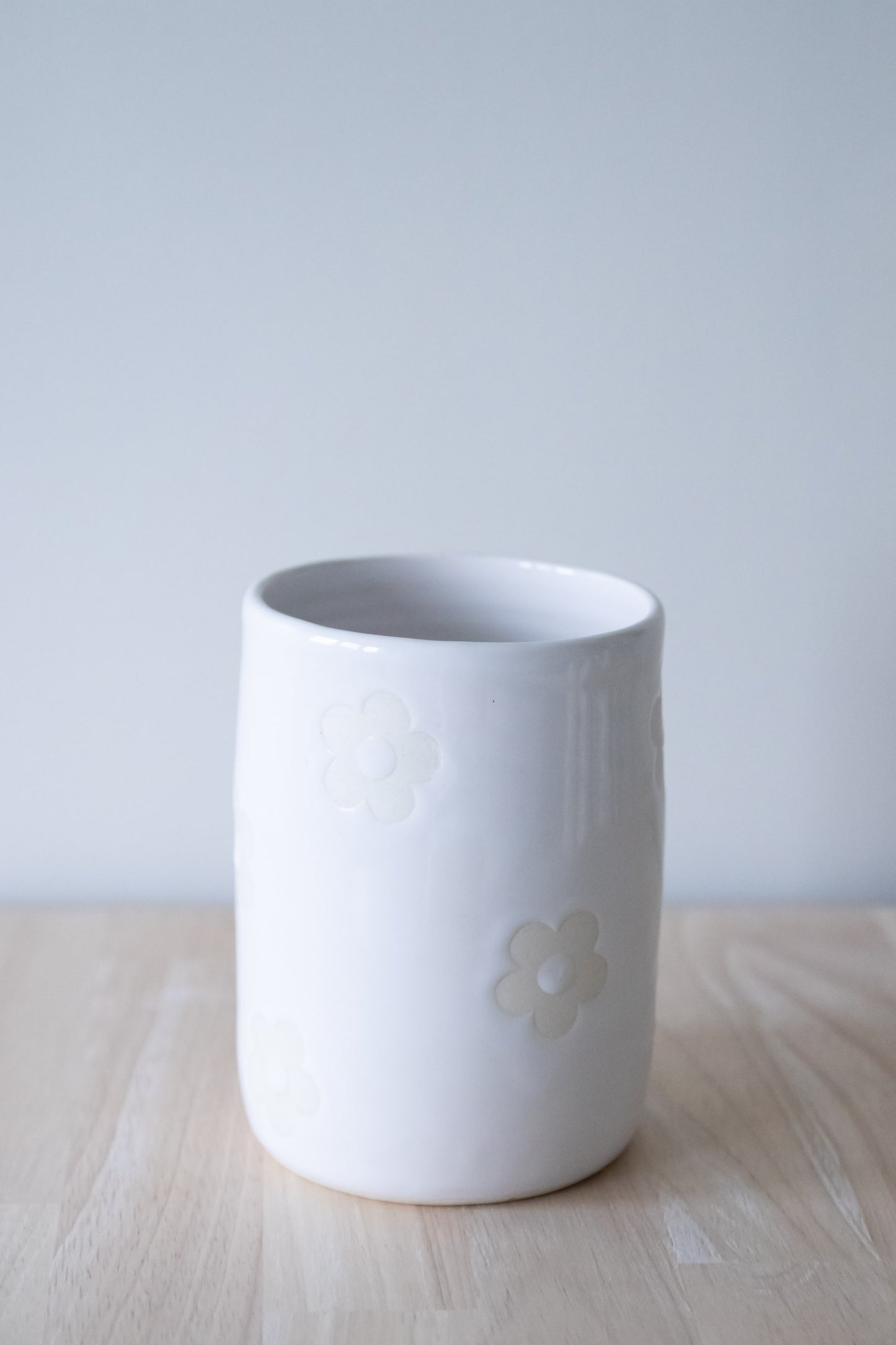 White Daisy Vase 2