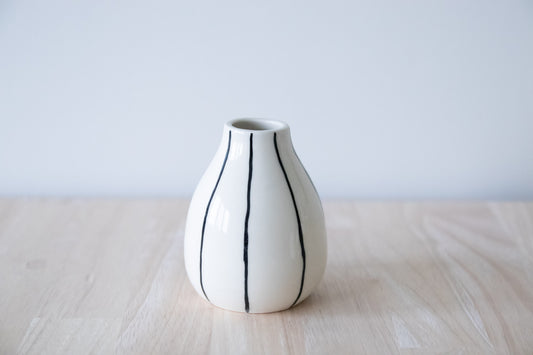 Striped Bud Vase